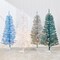 4ft Pre Lit Christmas Tree Mini Artificial Tree with Twinkling LED Lights for Bedroom or Apartment